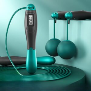 cordless weight bearing exercise fat burning skipping rope